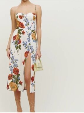 Reformation Juliette cocktail dress in Formosa size 20